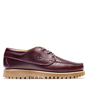 Timberland Jackson's Landing Moc-Toe - Bordove Oxford Topanky Panske, T0143SK